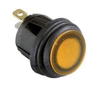 Hella 9MK910086-241 LED ROCKER SWITCH 24VDC AMBER