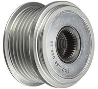 HELLA 9XU 358 038-351 Alternator Freewheel Clutch - Thread Size: M16x1,5 - Number of grooves: 6 - with cap