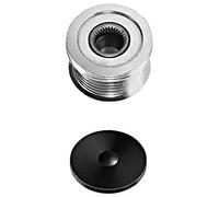HELLA 9XU 358 038-521 Alternator Freewheel Clutch - Thread Size: M16x1,5 - Number of grooves: 6 - with cap