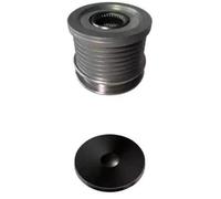 HELLA 9XU 358 038-851 Alternator Freewheel Clutch - Thread Size: M16x1,5 - Number of grooves: 7 - with cap