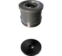 HELLA 9XU 358 038-851 Alternator Freewheel Clutch - Thread Size: M16x1,5 - Number of grooves: 7 - with cap