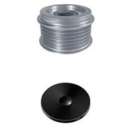 HELLA 9XU 358 038-971 Alternator Freewheel Clutch - Thread Size: M16x1,5 - Number of grooves: 6 - with cap