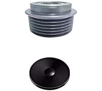 HELLA 9XU 358 039-071 Alternator Freewheel Clutch - Thread Size: M14x1,5 - Number of grooves: 6 - with cap