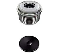 HELLA 9XU 358 039-221 Alternator Freewheel Clutch - Thread Size: M17x1,5 - Number of grooves: 7 - with cap