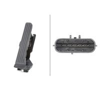 HELLA Accelerator pedal sensor position for AUDI SEAT SKODA VW 6PV 011 040-701