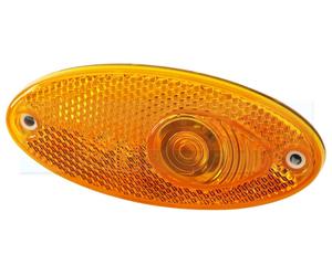 Hella Amber Oval Reflective Side Marker Light Lamp Fiat Ducato Motorhome