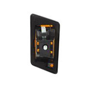 HELLA 2BM 004 312-051 Auxiliary Indicator - Bulb - 24V - Fitting - Lens Colour: Yellow - left/Lateral Installation