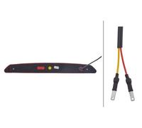 HELLA 2DA 343 800-057 Auxiliary Stop Light - LED - 12V - Glue on/mounting - Lens Colour: Red - LED colour: Red - Cable: 200mm - Plug: AMP - Rear