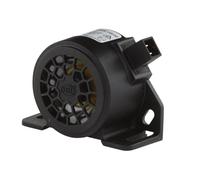 HELLA Back-up Alarm BM20 - 107dB(A) - Loud Tone - Housing Colour: Black | Bolted - Plug: AMP - Quantity: 1 - 3SL 009 148-021