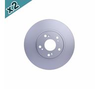 Hella Brake Disc 8DD 355 118-701 Internally Vented for Honda Accord VII