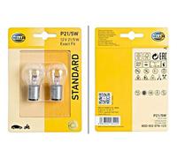 HELLA Bulb - P21/5W - Standard - 12V - 5W - Quantity: 2 - 8GD002078-123