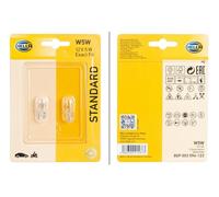HELLA Bulb - W5W - Standard - 12V - 5W - Quantity: 2 8GP003594-123