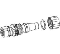 HELLA Cable Connectors (9XX 340 880-001) Cable Connector Kit 7 Pin Connector OEM