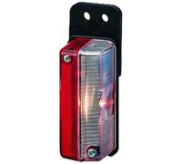 HELLA 2XS 005 020-011 Marker Light - 12/24V - mounting - Lens Colour: Crystal clear/Red - Lateral Mounting
