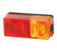HELLA 2SE 002 582-071 Rearlight - Bulb - 12V - mounting/Bolted - Lens Colour: Red/Yellow - Plug: Screw Contact - left - Quantity: 1