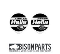 Hella Comet 500 Protective Front Spot Fog Driving Lamp Light Covers 6 1/2" 168mm