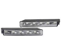 HELLA 2PT 010 043-801 LED-Daytime Running Light Set - LEDayLine - 12V - Fitting - Lens Colour: Crystal clear - Cable: 480mm - Vehicle Front