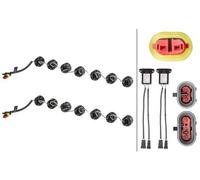 HELLA Daytime Running Light DRL Set Vehicle Front LED 24V 12V (2PT 010 458-751)