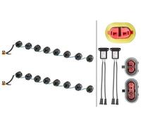 HELLA Daytime Running Light DRL Set Vehicle Front LED 24V 12V (2PT 010 458-761)