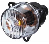 HELLA 2BA008221107 ROUND FRONT 55mm CLEAR FRONT INDICATOR LIGHT LAMP KIT CAR