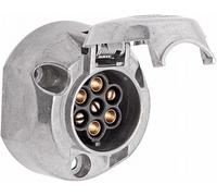 HELLA 8JB 001 941-002 Socket - 7-pin connector - Tin Bronze - Metal Housing - DIN / ISO: 1724 - Quantity: 25