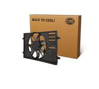 HELLA 8EW 366 420-391 Fan, engine cooling - 12V - 470W - Electric - Ø: 419.5mm - with radiator fan shroud/without resistor