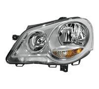 1LE 247 019-201 Right Headlight Headlamp Chrome Adjustment Motor No Logo Hella
