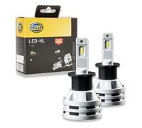 Hella H3 LED Fog Light Bulb - 6500K Cool White Light - H3 LED Bulb for Fog Lamp Replacement - Pack of 2 LED Retro Fit 226971511
