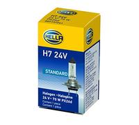 Hella H7 24V Standard Halogen Bulb, 70W,Standard - 70W