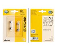 HELLA Halogen-Bulb - C5W - Standard - 12V - 5W - Quantity: 2 8GM002092-123