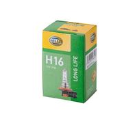 HELLA 8GH 186 996-001 Bulb - H16 - Long Life up to 3x longer lifetime - 12V | 19W - Socket Type: PGJ19-3 - Box - Quantity: 1