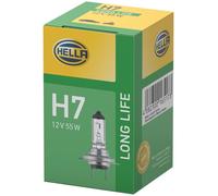 HELLA Halogen-Bulb - H7 - Long Life - 12V - 55W - Quantity: 1 8GH007157-201