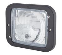 HELLA Headlights 1AA 004 109-201 Right, Left H4, T4W Halogen 12 black 185 154 for right-hand traffic