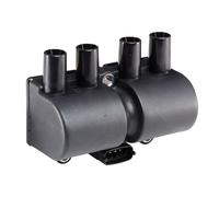 HELLA 5DA 193 175-561 Ignition Coil - 12V - 4-pin connector - Bolted