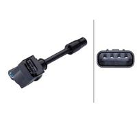 Hella Ignition Coil 14V 4-pin connector Bolted 5DA 358 168-091