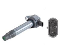 HELLA 5DA 358 057-531 Ignition Coil With 3 Pins Fits Chrysler Dodge Jeep