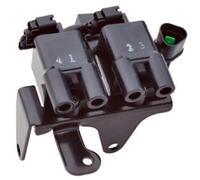 HELLA 5DA 358 000-571 Ignition Coil - 12V - 3-pin connector - Bolted