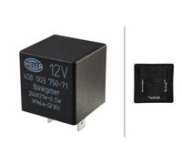 HELLA 4DB 003 750-711 Flasher Unit - 12V - 3-pin connector - Plugged - Electronic