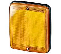 HELLA 2BA 005 200-311 Direction Indicator - Halogen - 12/24V - Screw Connection/Fitting/mounting - Lens Colour: Yellow - Plug: Blade Terminal - left/right - Quantity: 6