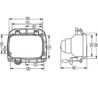 Hella Halogen-Insert, headlight 12/24V 1LE 003 427-041
