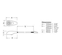 HELLA Interior Reading Light Inner Roof Lamp LED 12V 24V (2JA 343 720-521)