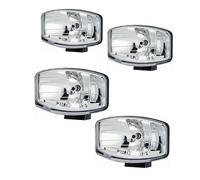 HELLA JUMBO 320 FF DRIVING LAMP WITH CLEAR LENS WITH POSITION LIGHT, SET OF 4