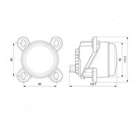 HELLA LED Headlight Left Right Hand Side 1K0 015 050-121
