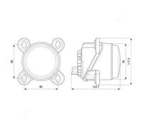 HELLA 1K0 015 050-121 Headlight