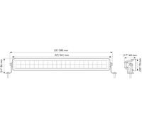 HELLA LED-Spotlight - Black Magic Double Lighbar 21.5" - ECE-R10 - 1FJ358176-401