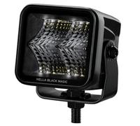 HELLA 1FA 358 176-841 LED-Spotlight - Black Magic Cube 2.7'' - 12/24V - mounting/Bolted - Short distance lighting - Cable: 500mm - Plug: DEUTSCH plug