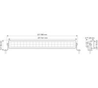 Hella Black Magic LED Double Light Bar Kit 21.5in 12V 24V 200W 1FJ 358 176-401