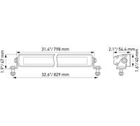 HELLA LED-Spotlight - Black Magic Edgeless Lightbar 32" - 12/24V - 1FJ358176-311