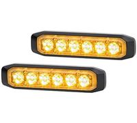 HELLA LED-Strobe-type Beacon - BST-Slim - 12/24V - Yellow 2XD014562-201