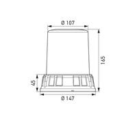 HELLA 2XD 066 484-001 Strobe-type Beacon